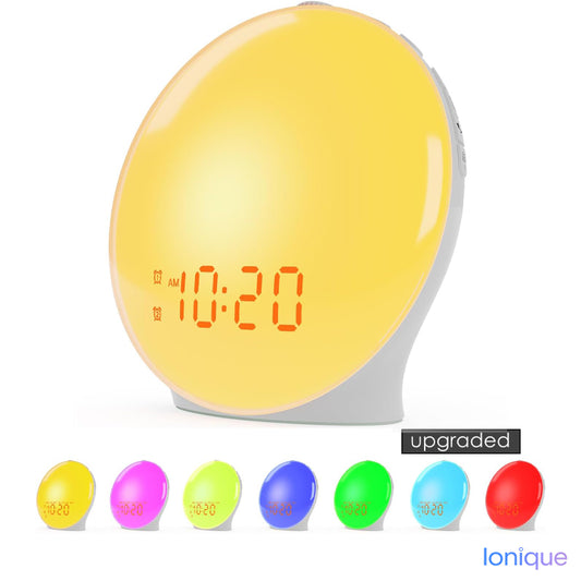 Ionique | AuroraRise – Despertador com Simulação de Nascer & Pôr do Sol