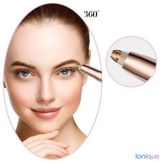 Ionique | BrowGleam LED – Removedor Elétrico de Pelos Faciais com Luz Azul