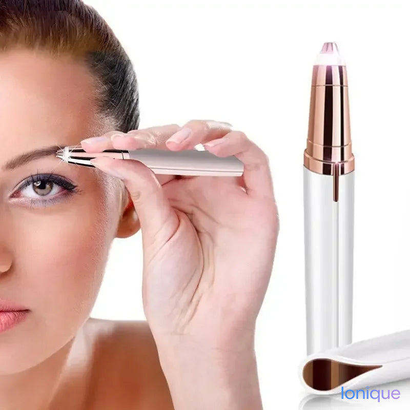 Ionique | BrowGleam LED – Removedor Elétrico de Pelos Faciais com Luz Azul