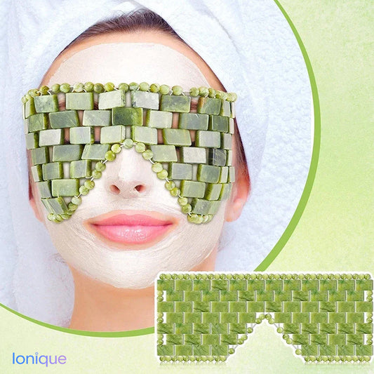 Ionique | Máscara Ocular de Jade – Crioterapia Natural & Relaxamento Profundo