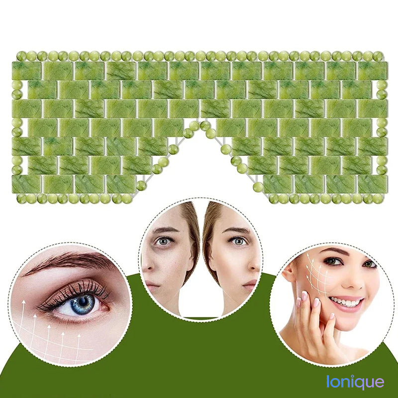 Ionique | Máscara Ocular de Jade – Crioterapia Natural & Relaxamento Profundo