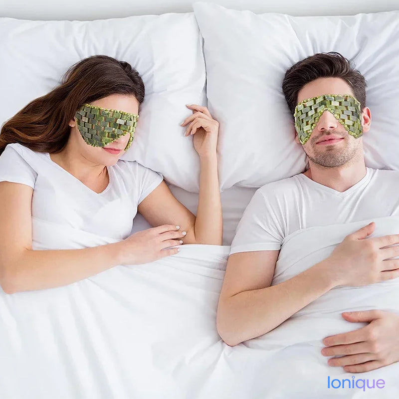 Ionique | Máscara Ocular de Jade – Crioterapia Natural & Relaxamento Profundo