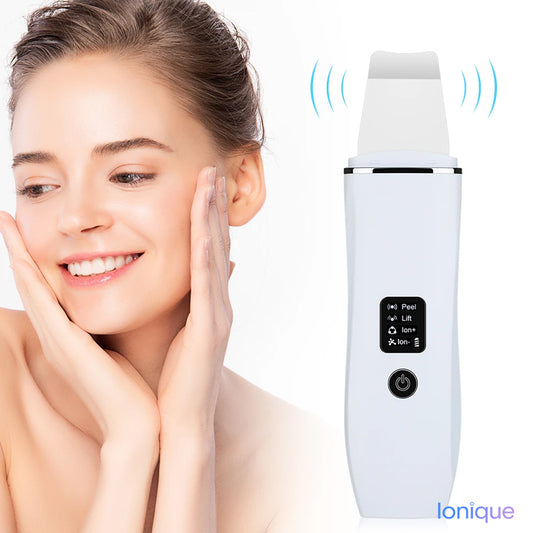 Ionique | Espátula Facial Ultrassônica – Limpeza Sônica & Lifting