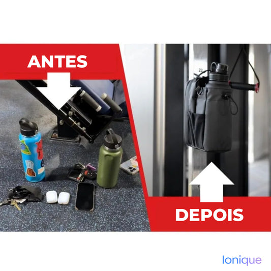 Ionique | Garrafa Shake Magnética – Hidratação Fácil & Hands-Free