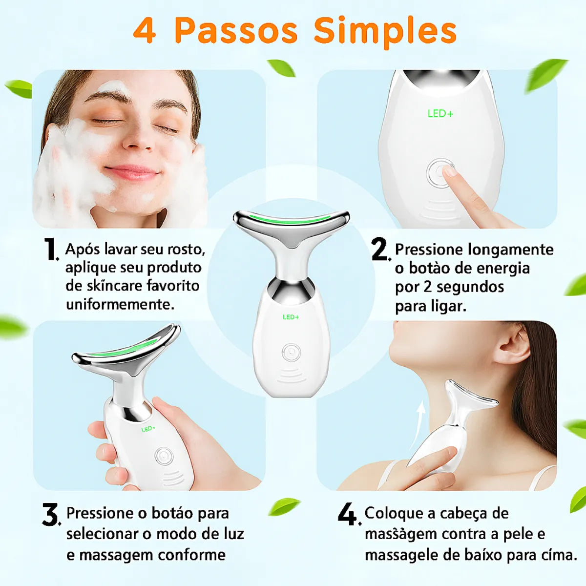 Ionique | Aparelho de Microcorrente V-Shape – Lifting Não-Invasivo