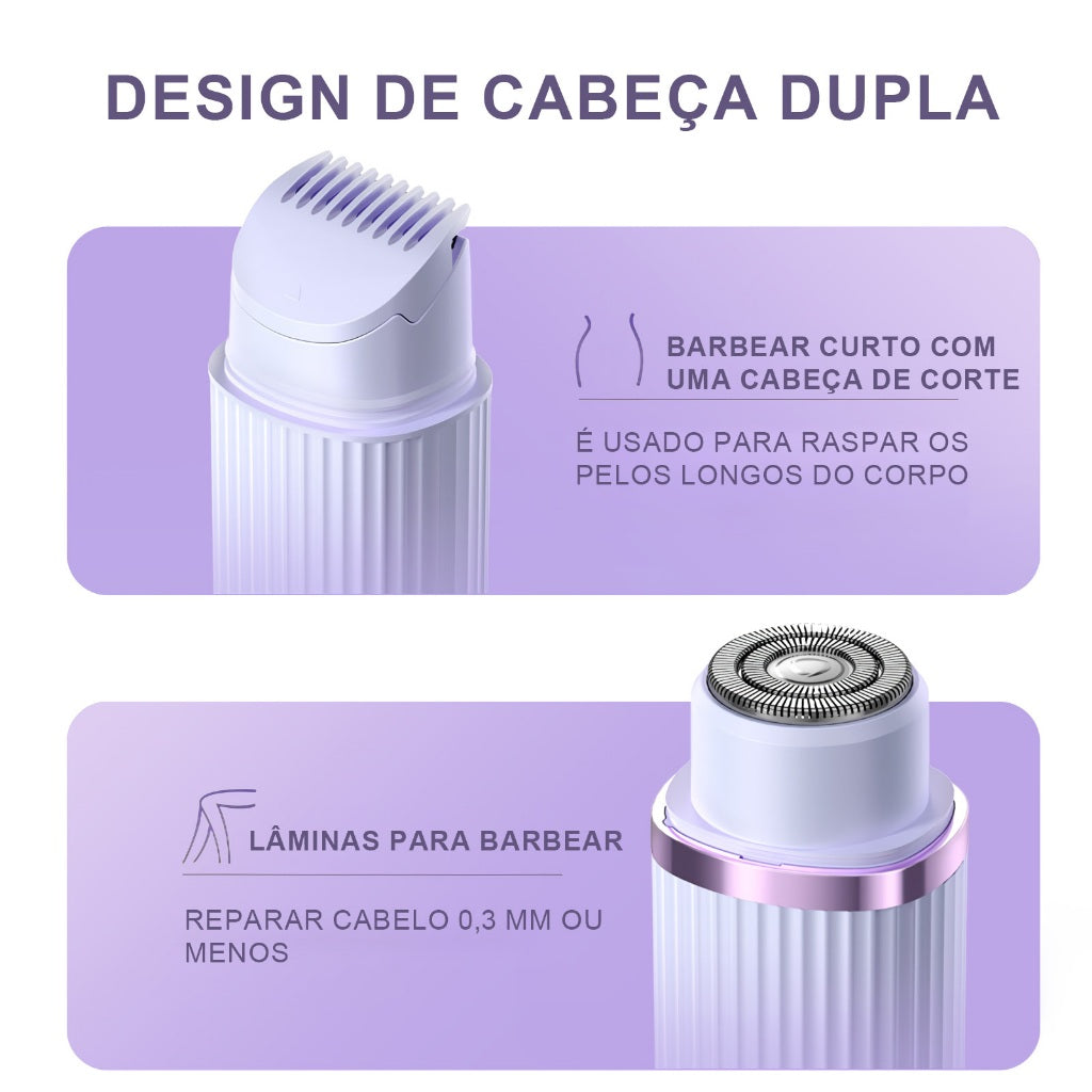 Ionique | GlowSilk Duo – Aparador Feminino 2 em 1, Indolor e Resistente à Água