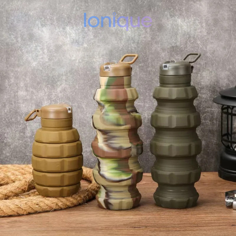 Ionique | Garrafa Retrátil de Silicone – Sustentabilidade e Portabilidade em Cada Gole