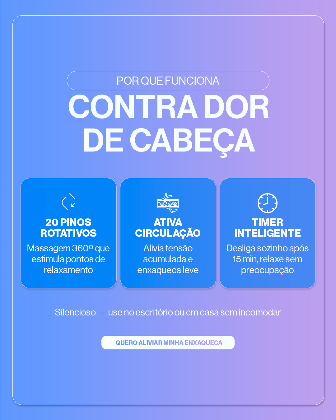 Ionique | OctoScalp 20 – Massageador Elétrico de Couro Cabeludo com 20 Pinos Rotativos, 5 Modos & Timer Inteligente