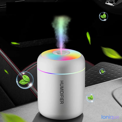 Ionique | NanoMist 2-em-1 – Umidificador & Difusor USB para Bem-Estar