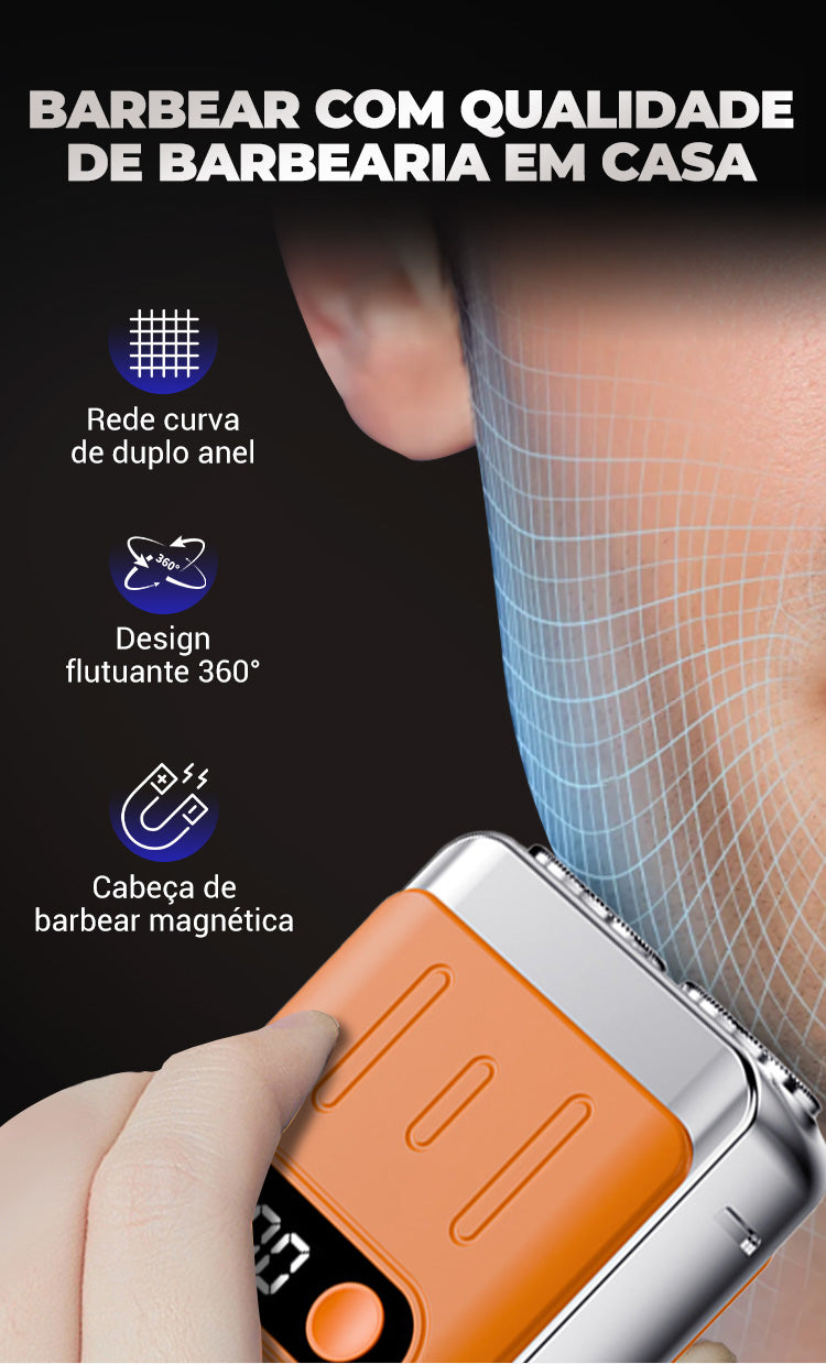 Ionique | Mini Shaver Dual-Head  – Barbeador Ultra Portátil