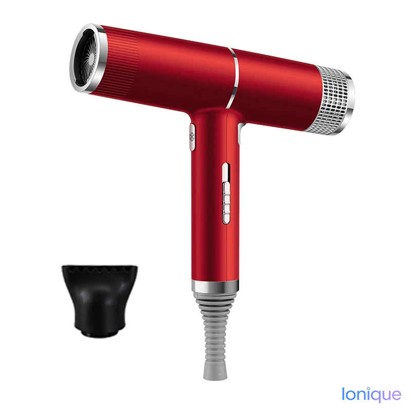 Ionique | Secador Bladeless 57° – Íons Negativos, Colágeno & Portabilidade Premium