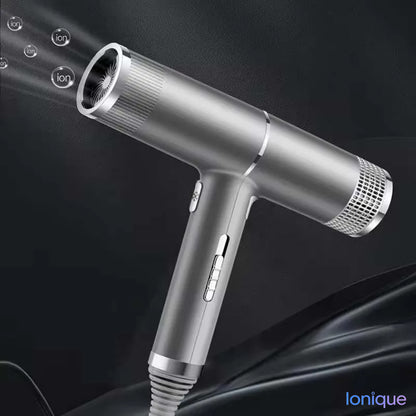 Ionique | Secador Bladeless 57° – Íons Negativos, Colágeno & Portabilidade Premium
