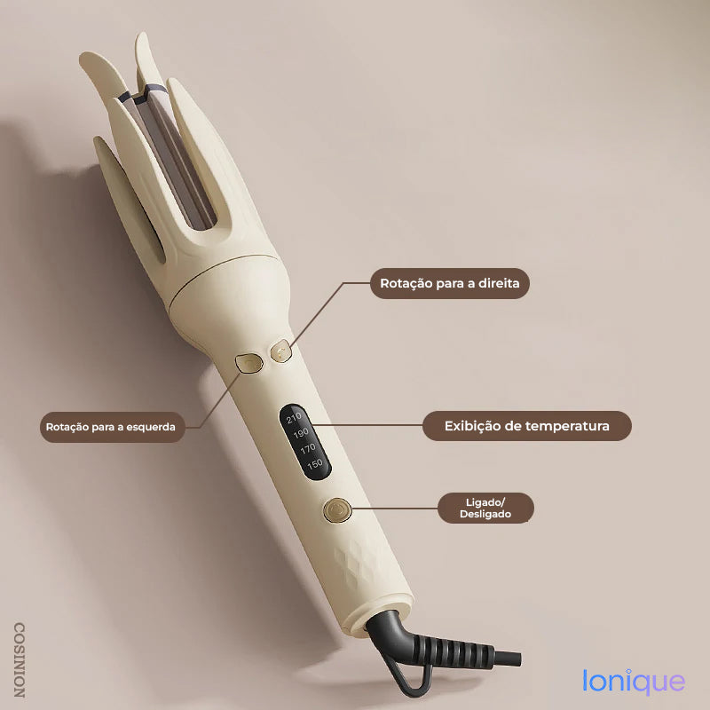 Ionique | Modelador Automático 28 mm – Cachos Perfeitos & Anti-Frizz