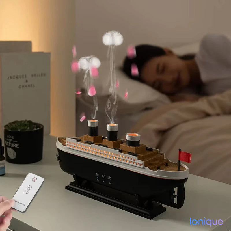 Ionique | Umidificador Titanic – Névoa Aromática & Controle Remoto
