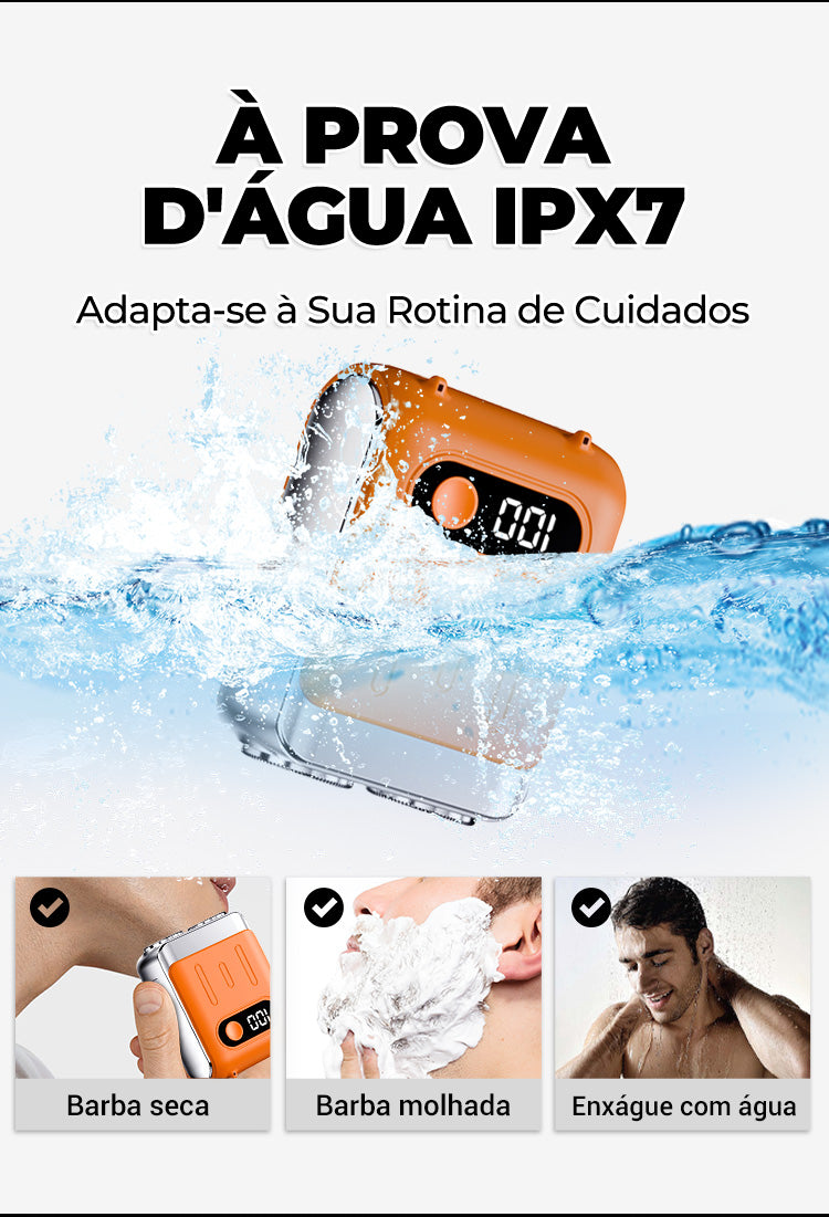 Ionique | Mini Shaver Dual-Head  – Barbeador Ultra Portátil