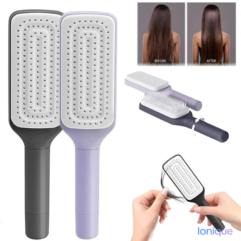 Ionique | Escova Inteligente Autolimpante – Cabelos Sem Frizz