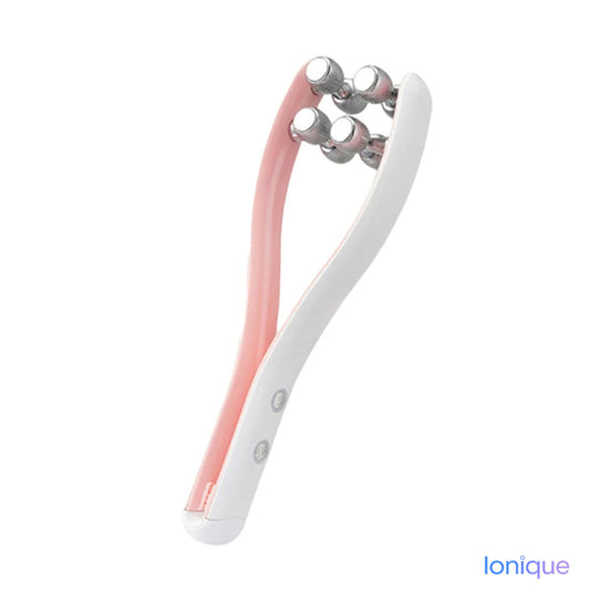 Ionique | FaceRoll EMS 2-em-1 – Massageador 3D & Microcorrente para Lifting Facial
