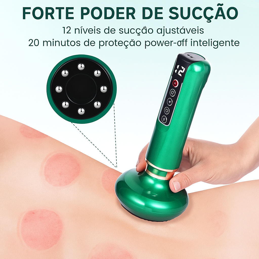 Ionique Velora | Terapia de Contorno Anticelulite Portátil com Ventosas e Ação Térmica
