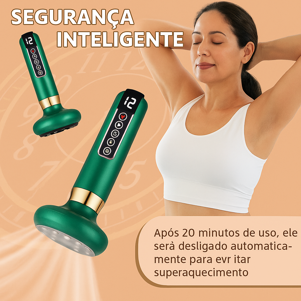 Ionique Velora | Terapia de Contorno Anticelulite Portátil com Ventosas e Ação Térmica