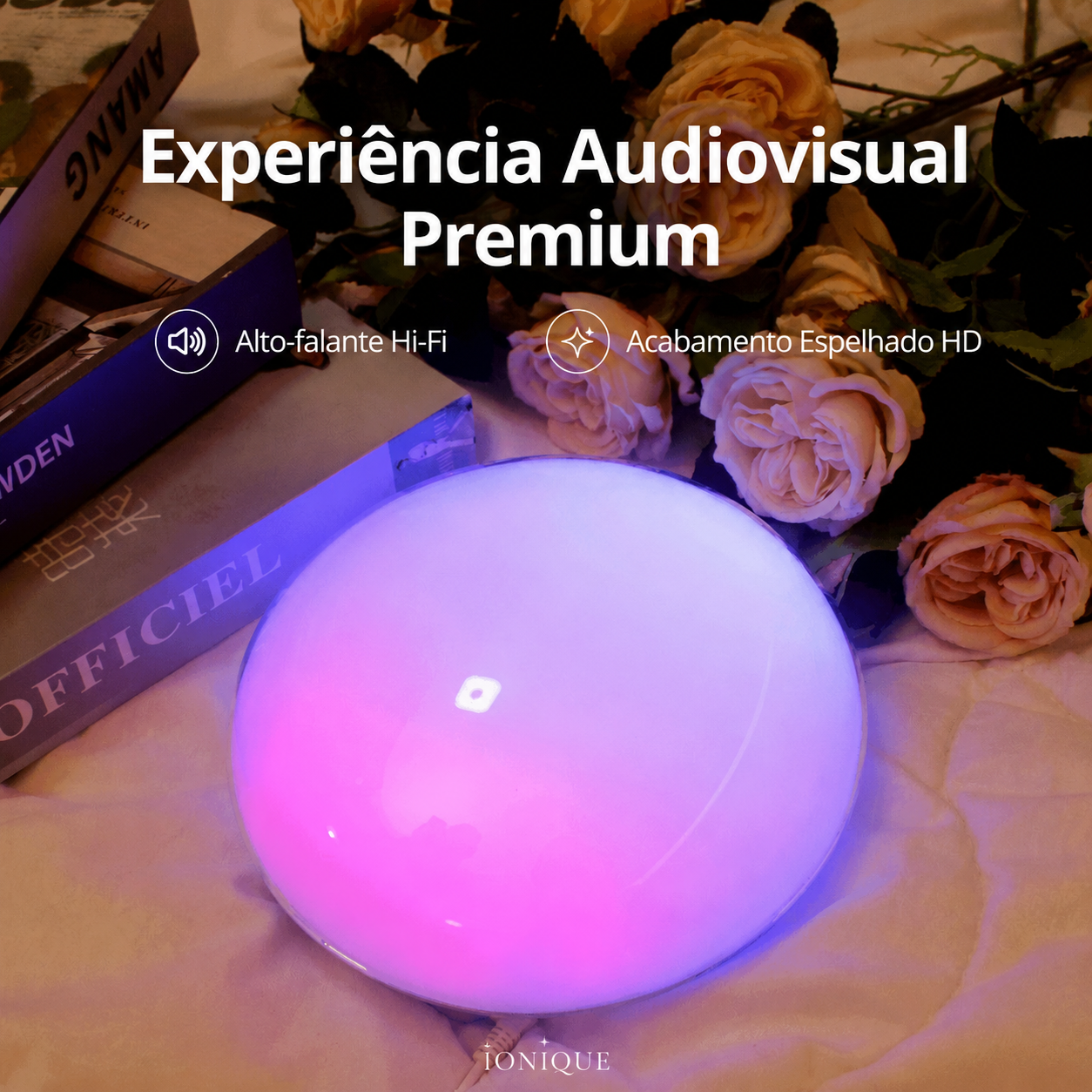 Ionique | AuroraRise – Despertador com simulação de nascer e pôr do sol