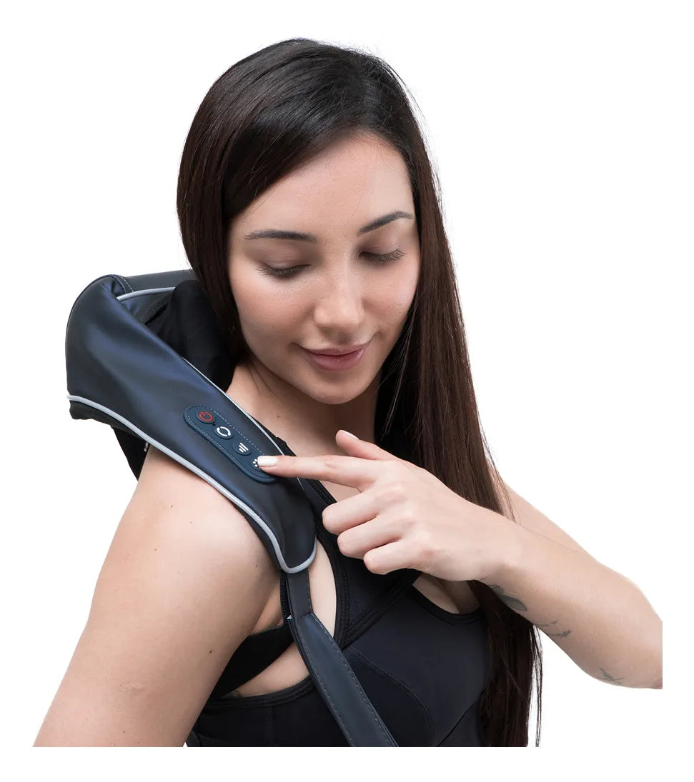 Ionique Élance 4D | Massageador Sem Fio para Pescoço e Ombros com Calor Inteligente