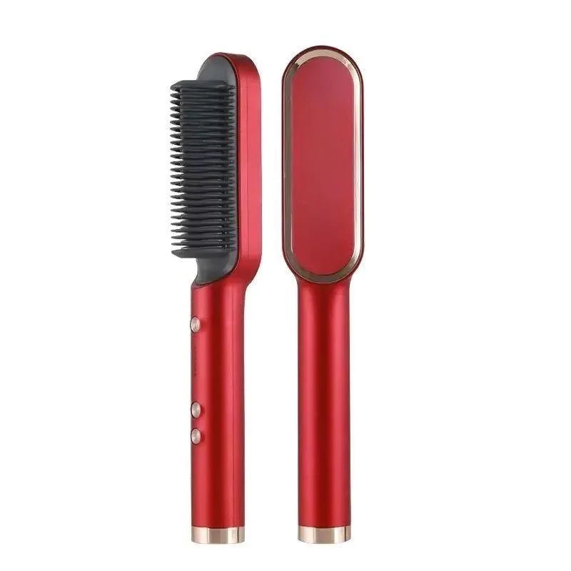 Ionique | Pro Styler 2‑em‑1 – Escova e Prancha Profissional Turmalina/Cerâmica