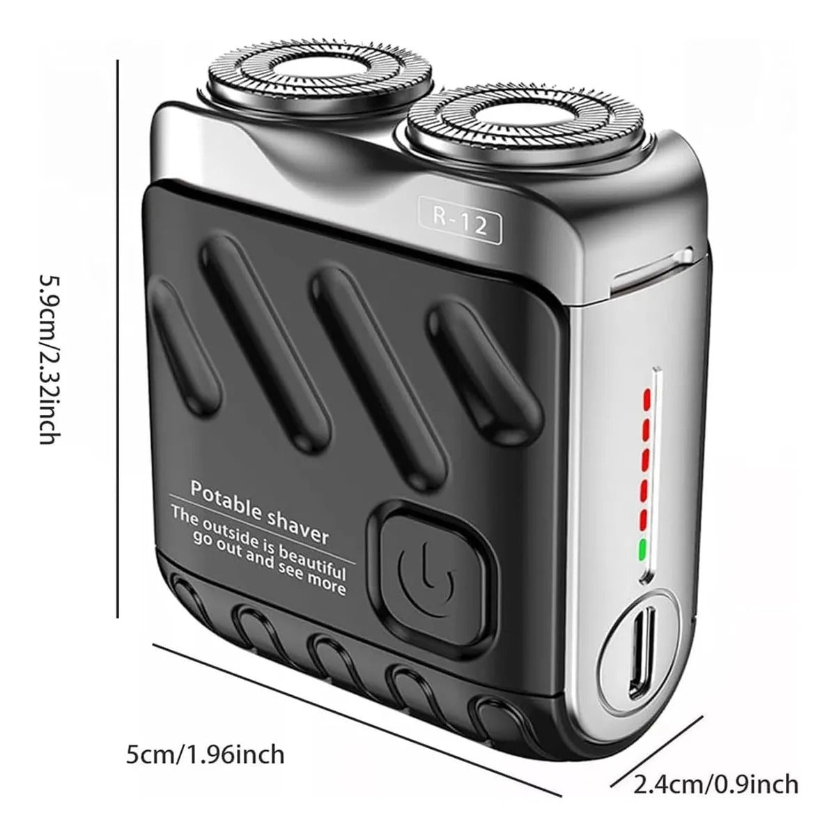 Ionique | Mini Shaver Dual-Head  – Barbeador Ultra Portátil