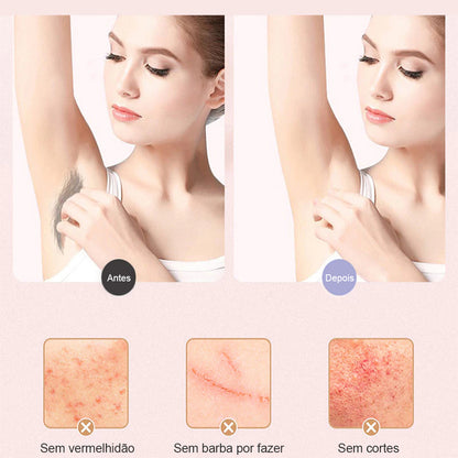 Ionique | GlowSilk Duo – Aparador Feminino 2 em 1, Indolor e Resistente à Água