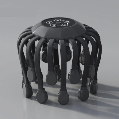 Ionique | OctoScalp 20 – Massageador Elétrico de Couro Cabeludo com 20 Pinos Rotativos, 5 Modos & Timer Inteligente