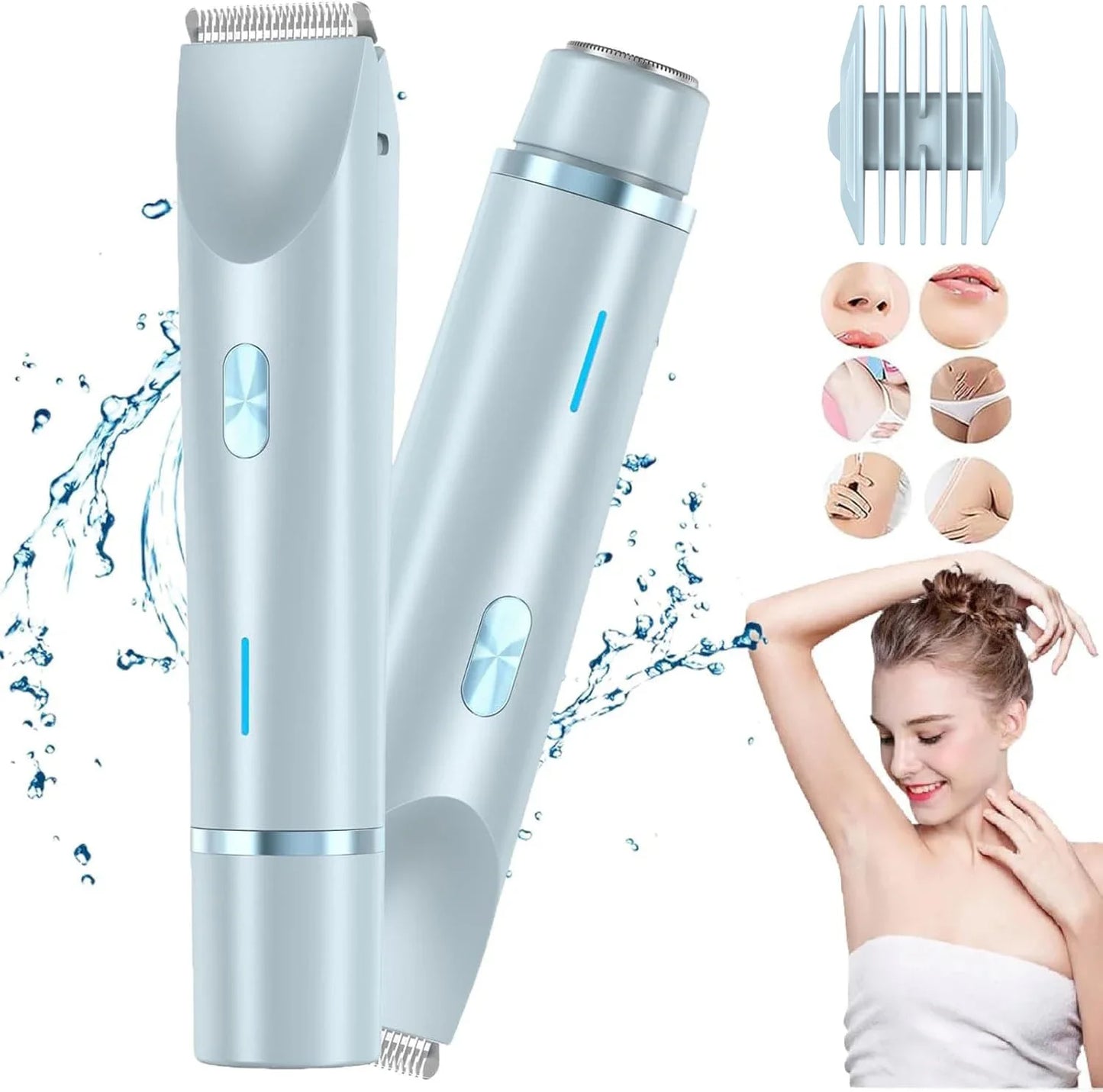 Ionique | GlowSilk Duo – Aparador Feminino 2 em 1, Indolor e Resistente à Água