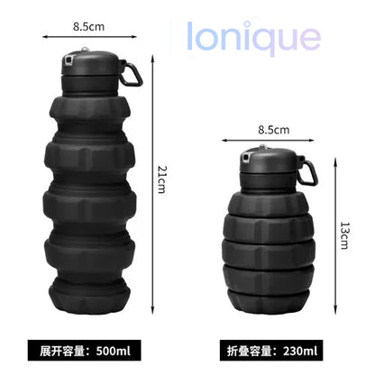 Ionique | Garrafa Retrátil de Silicone – Sustentabilidade e Portabilidade em Cada Gole