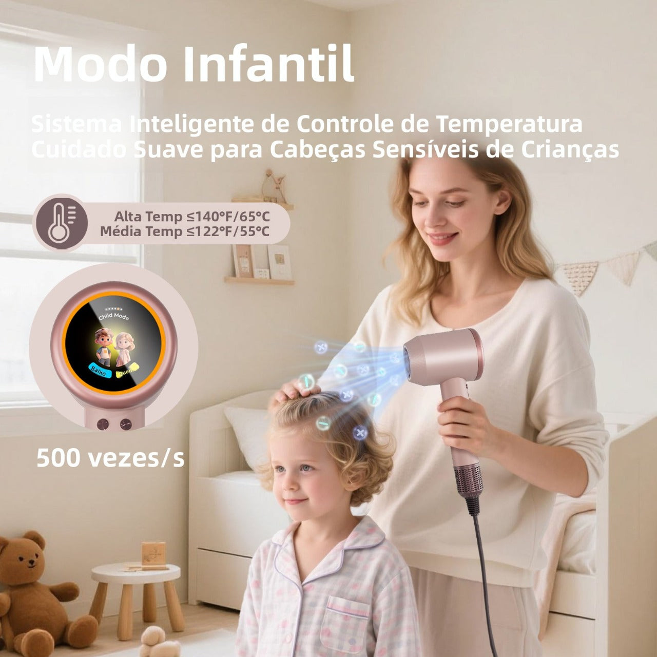 Ionique Skin Vibe | Revolução Plasma - O Único Secador Profissional com Plasma + Íon no Brasil - 2200W Bivolt Automático