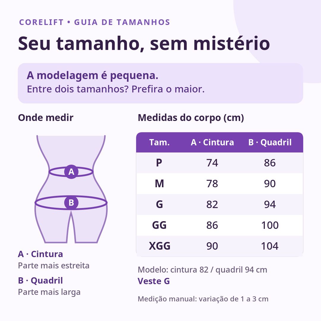 Ionique CoreLift | Short EMS para Tonificar Glúteos, Coxas e Abdômen